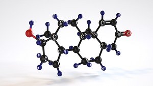 Testosterone - Molecular Model
