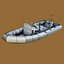 rhib boat 3d model