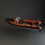 rhib boat 3d model