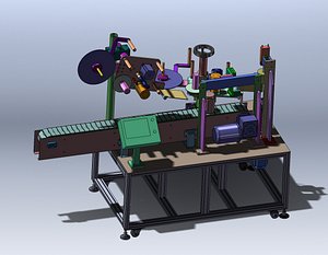 3D model labeling machine