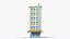 35 Cartoon Building Collection Low poly