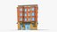 35 Cartoon Building Collection Low poly
