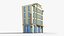 35 Cartoon Building Collection Low poly
