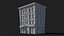 35 Cartoon Building Collection Low poly