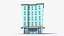 35 Cartoon Building Collection Low poly