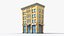 35 Cartoon Building Collection Low poly