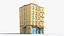 35 Cartoon Building Collection Low poly