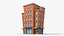 35 Cartoon Building Collection Low poly