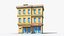 35 Cartoon Building Collection Low poly