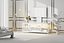 Industrial TV Stand with Open Storage Shelves Wood and Metal Media Console for Living Room