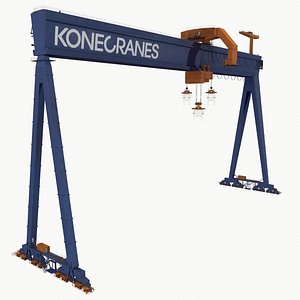 real-time goliath gantry crane 3D