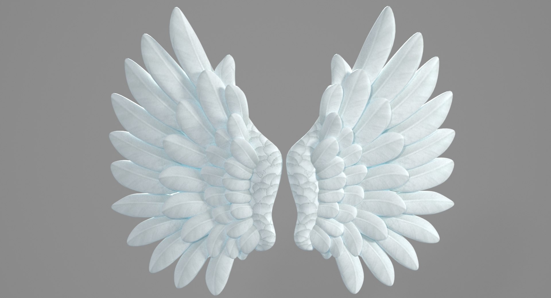 Cartoon Angel Wings Model - TurboSquid 1383636