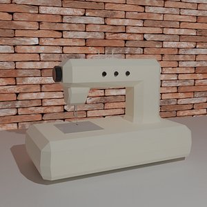 sewing machine 3D model