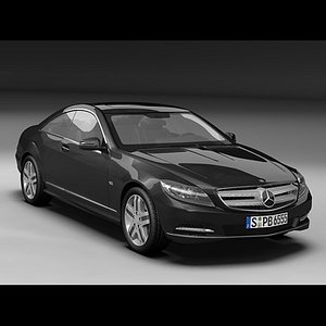 mercedes benz cl 3d model