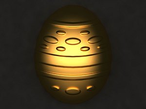 egg mold hand 3D