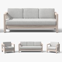 Arca Driftwood Gray Sofa Set