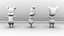 3d pig character cartoon model