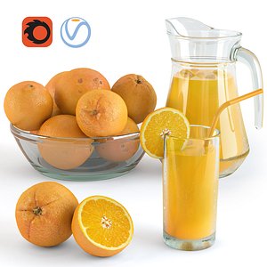 Orange and juice