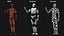 3D Humanoid Robots Adult and Child Collection