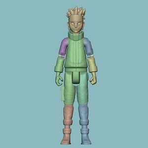 3D Naruto articulated