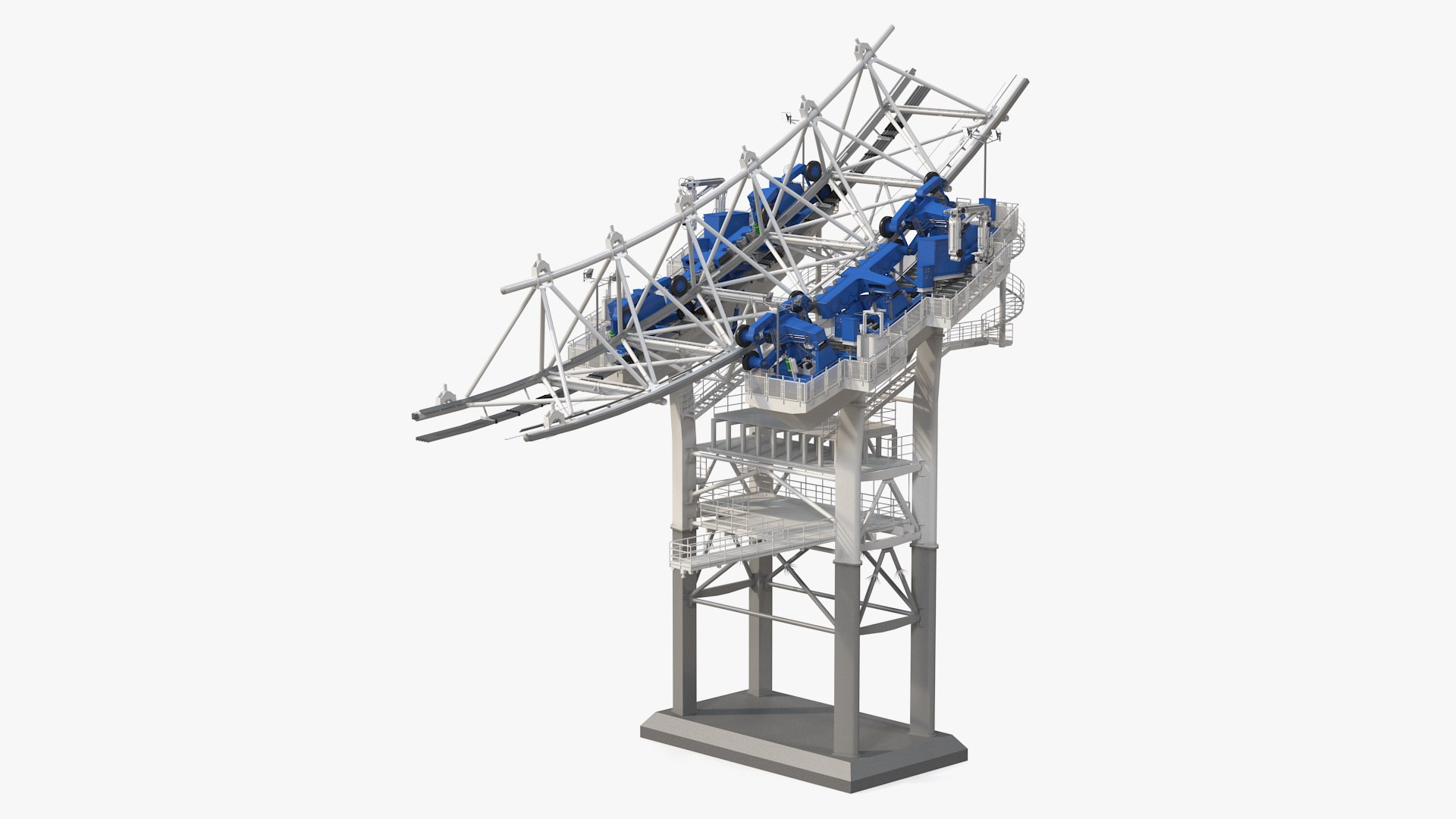 Ferris Wheel Fragment 3D model preview
