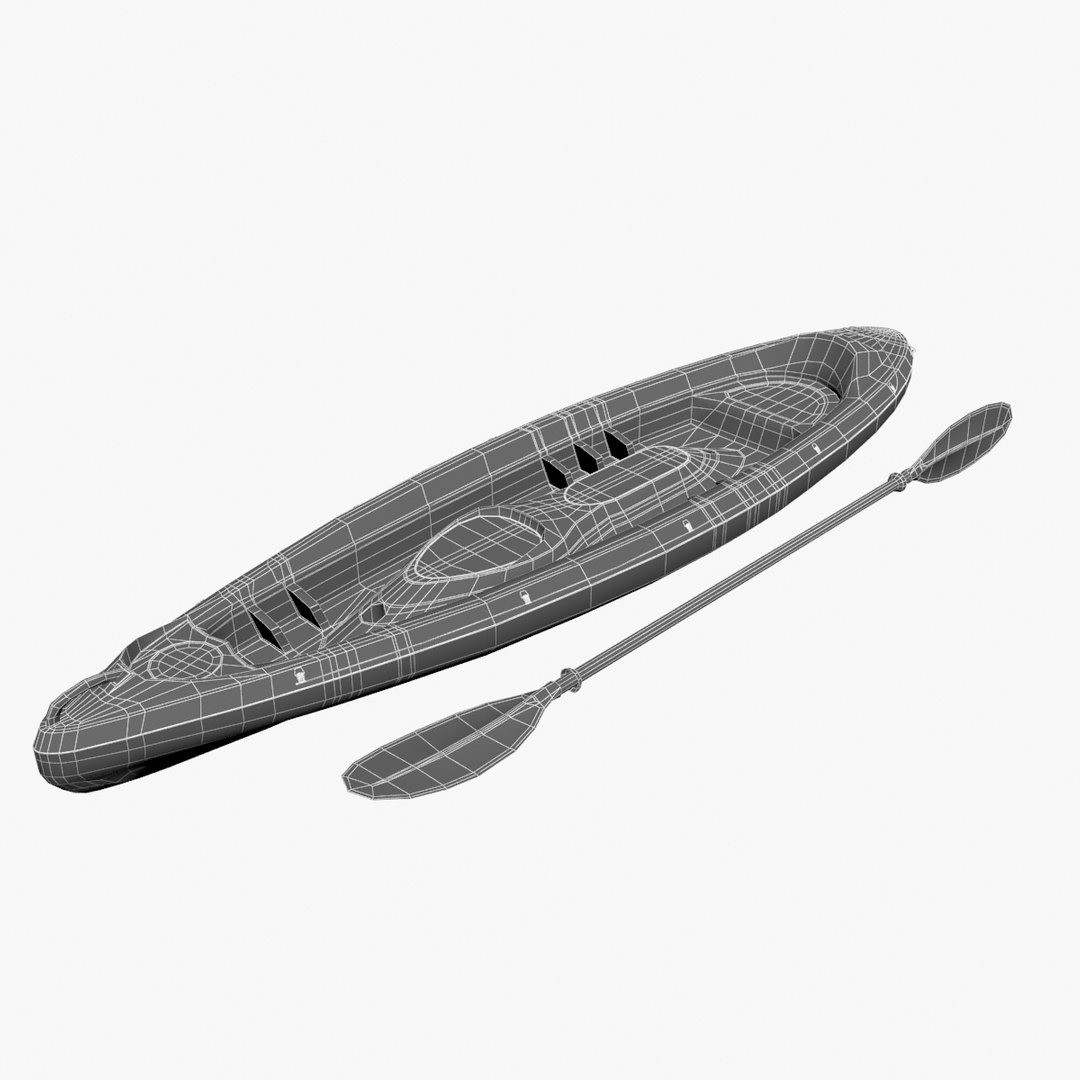 Kayak 3D Model - TurboSquid 1170637