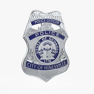 Police Badge 3D model