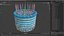 Birthday Celebration Cake with Candles