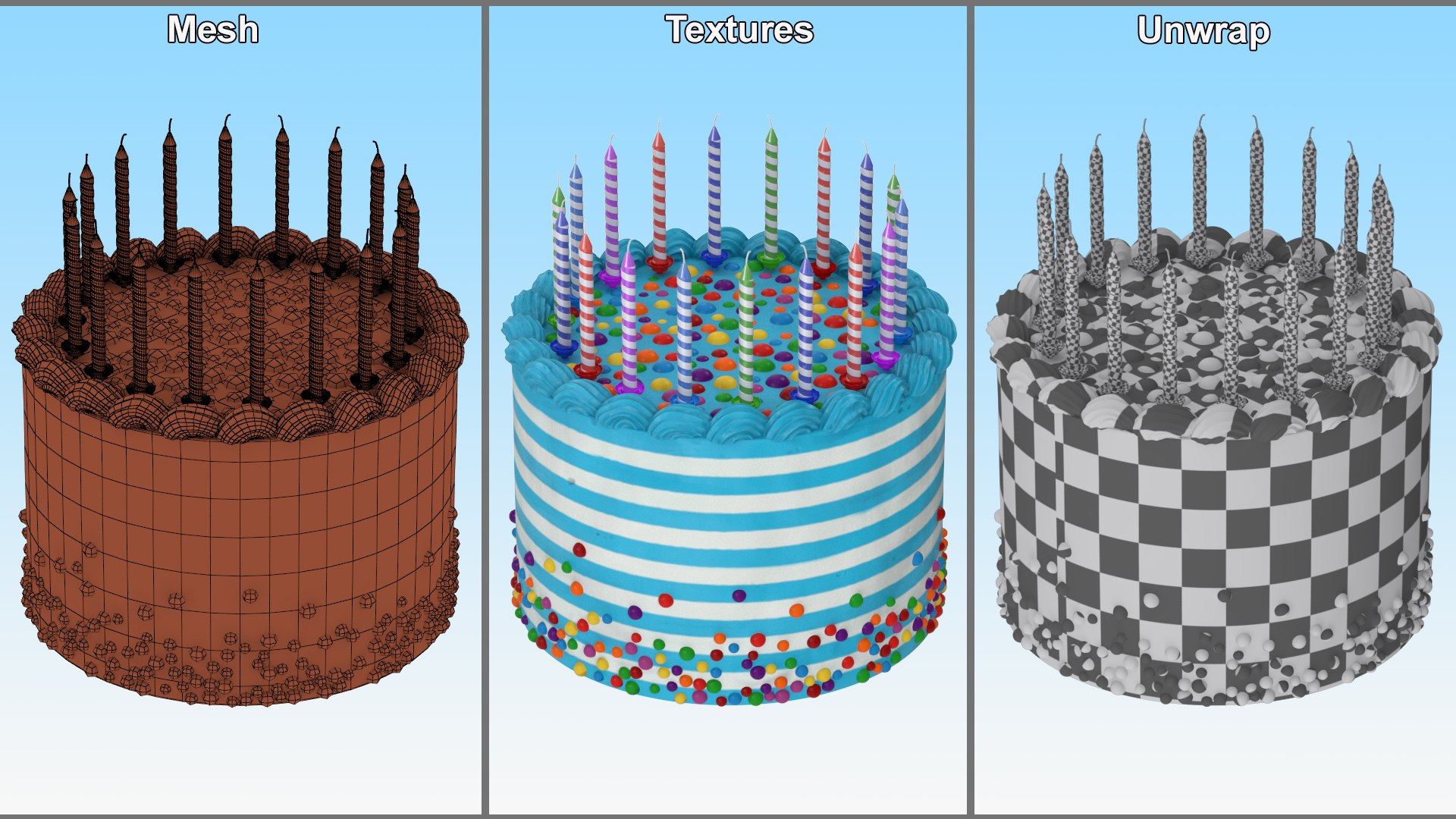 3D Birthday Celebration Cake with Candles https://p.turbosquid.com/ts-thumb/jq/KdwrZF/cL/birthdaycelebrationcakewithcandlesmb3dmodel019/jpg/1708961525/1920x1080/fit_q87/b3acb0737a68264611649fca591b77ce986fe2b2/birthdaycelebrationcakewithcandlesmb3dmodel019.jpg