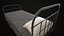 3D Old metal Bed model