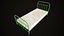 3D Old metal Bed model