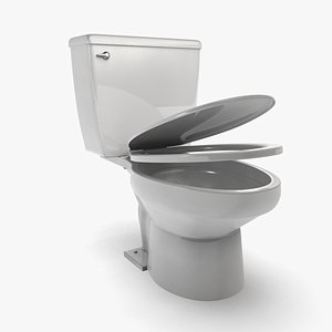 toilet realistic 3d model