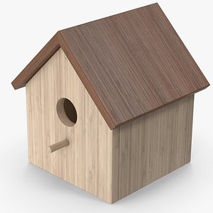 3D Wooden Birdhouse