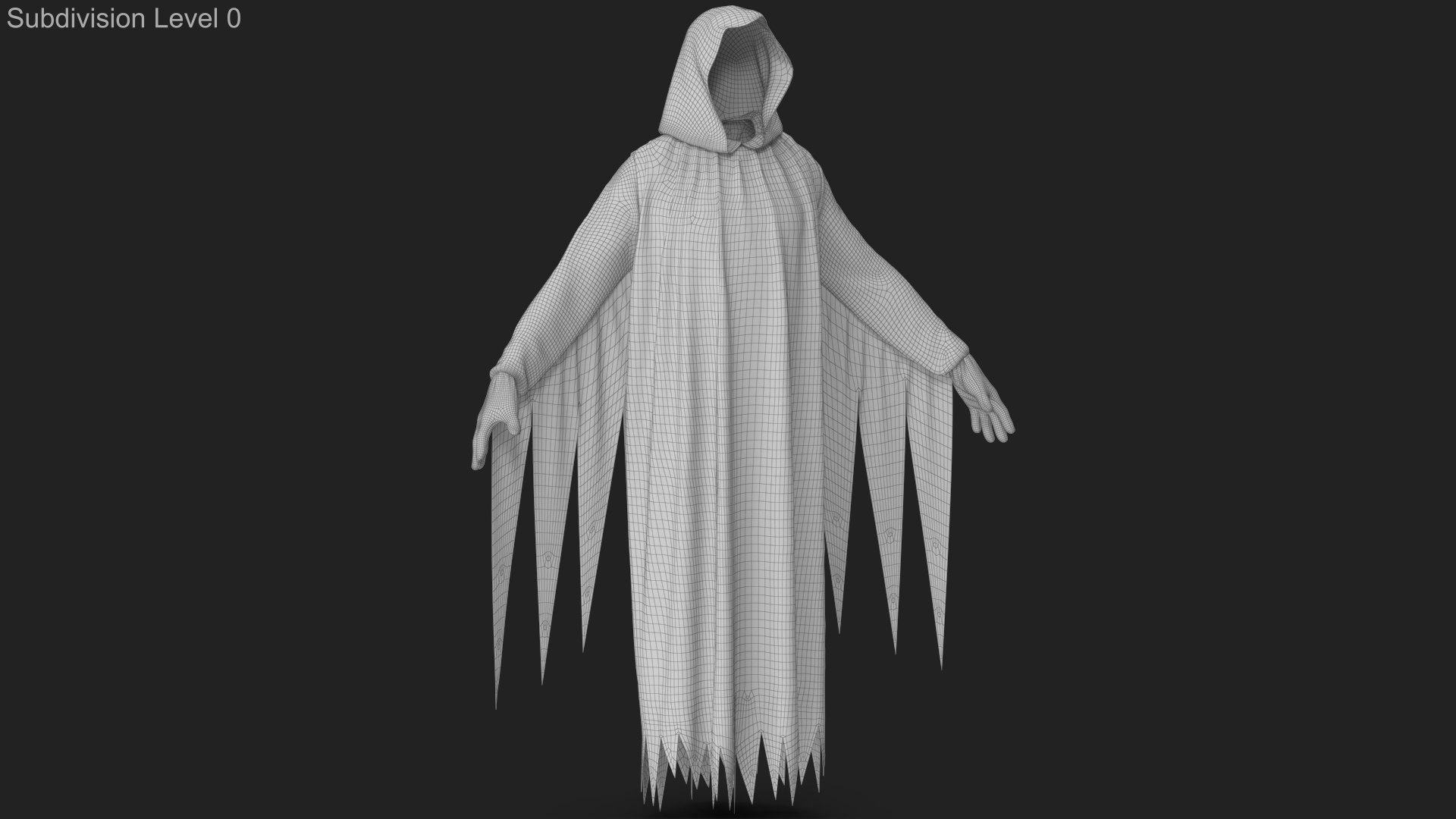 3D Hooded Costume https://p.turbosquid.com/ts-thumb/jq/SyuvrF/Tl/wireframe_00/jpg/1721390415/1920x1080/fit_q87/fd0538e0e579414cd1c267bde9acbd4fbe8060ba/wireframe_00.jpg