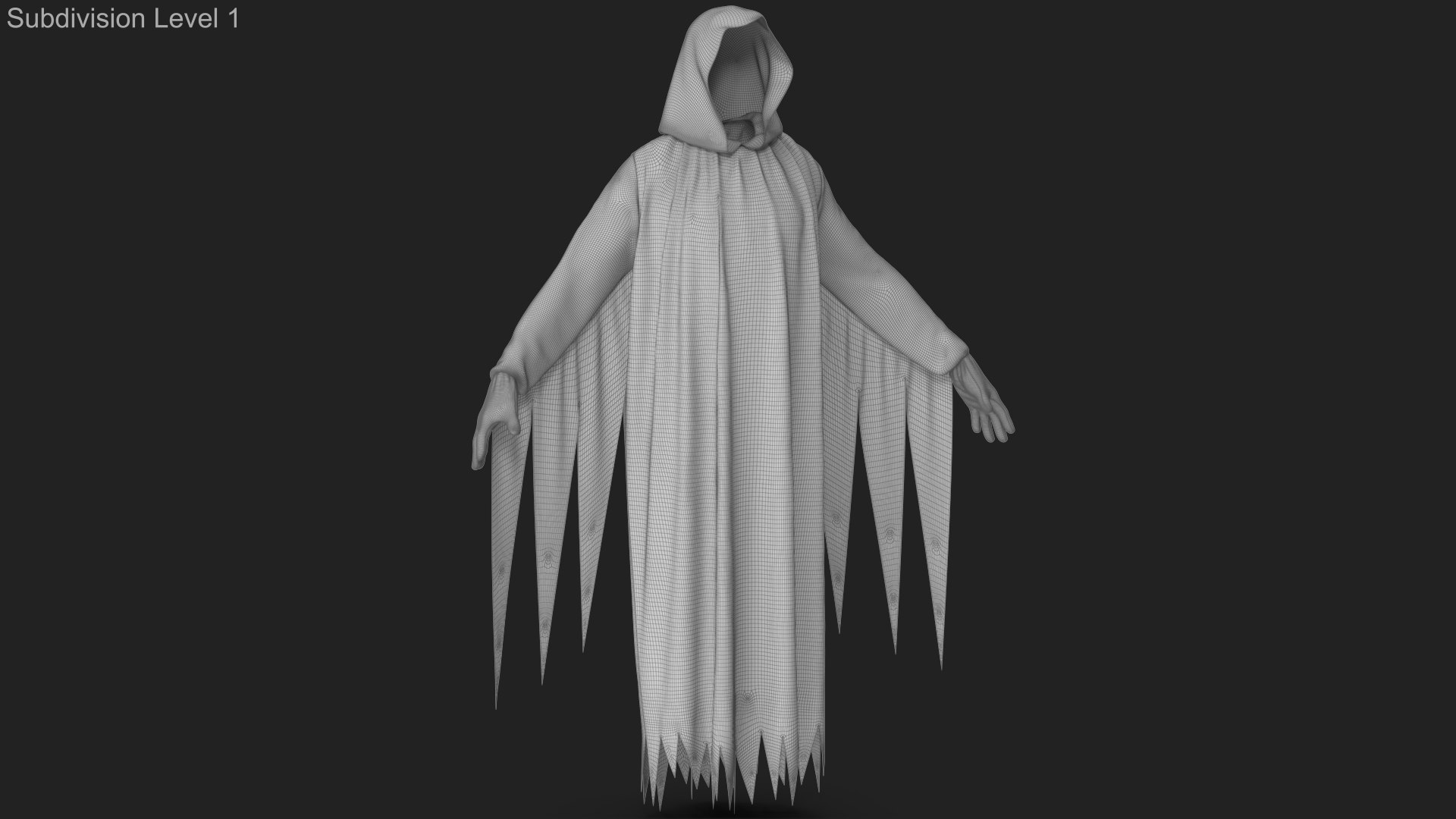 3D Hooded Costume https://p.turbosquid.com/ts-thumb/jq/SyuvrF/mM/wireframe_01/jpg/1721390412/1920x1080/fit_q87/b8ef5bd34394be1a64615dc23311a976e8baa1c5/wireframe_01.jpg