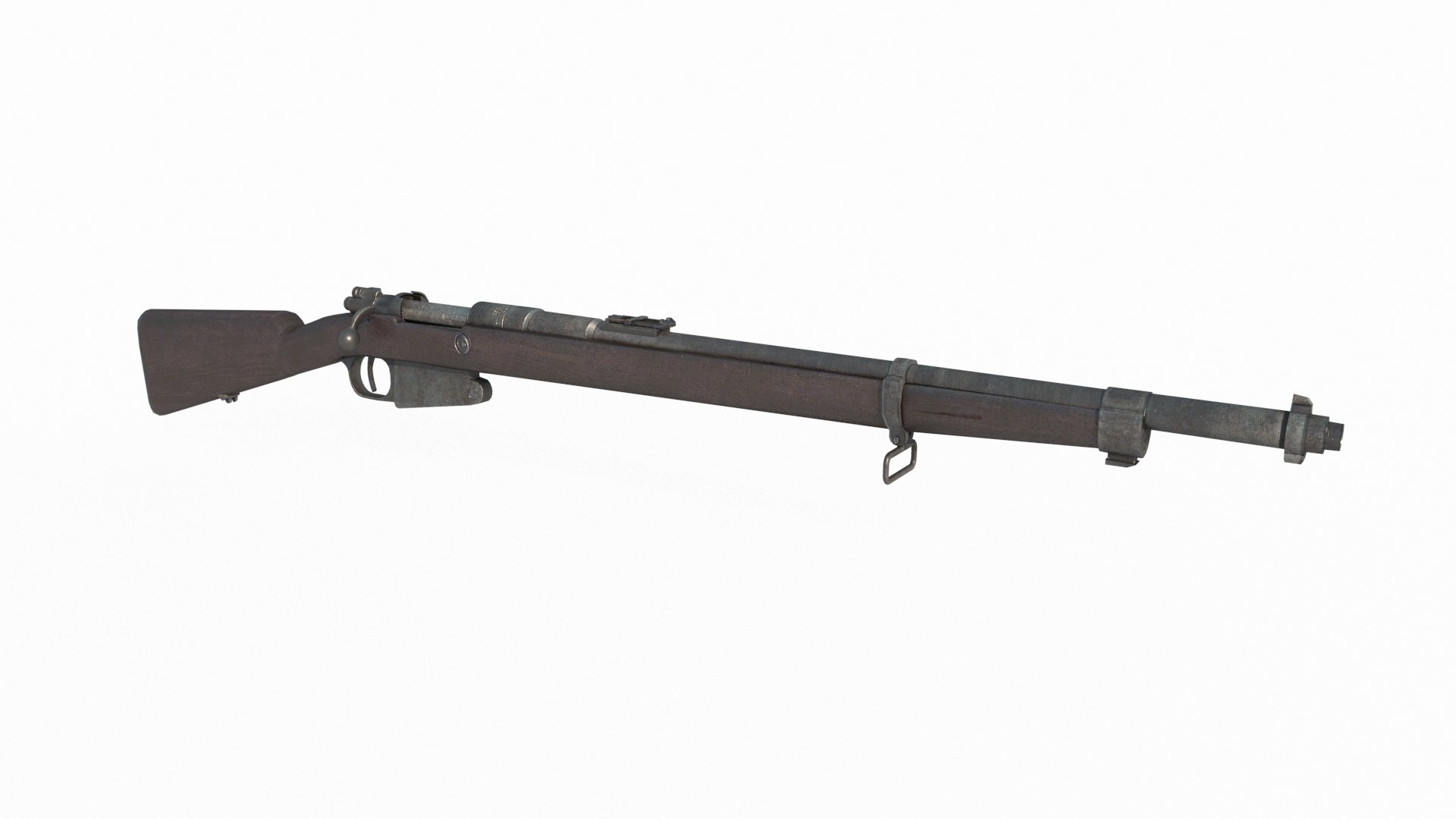 Old Style Mauser Rifle Carbine 3D Model - TurboSquid 2185639