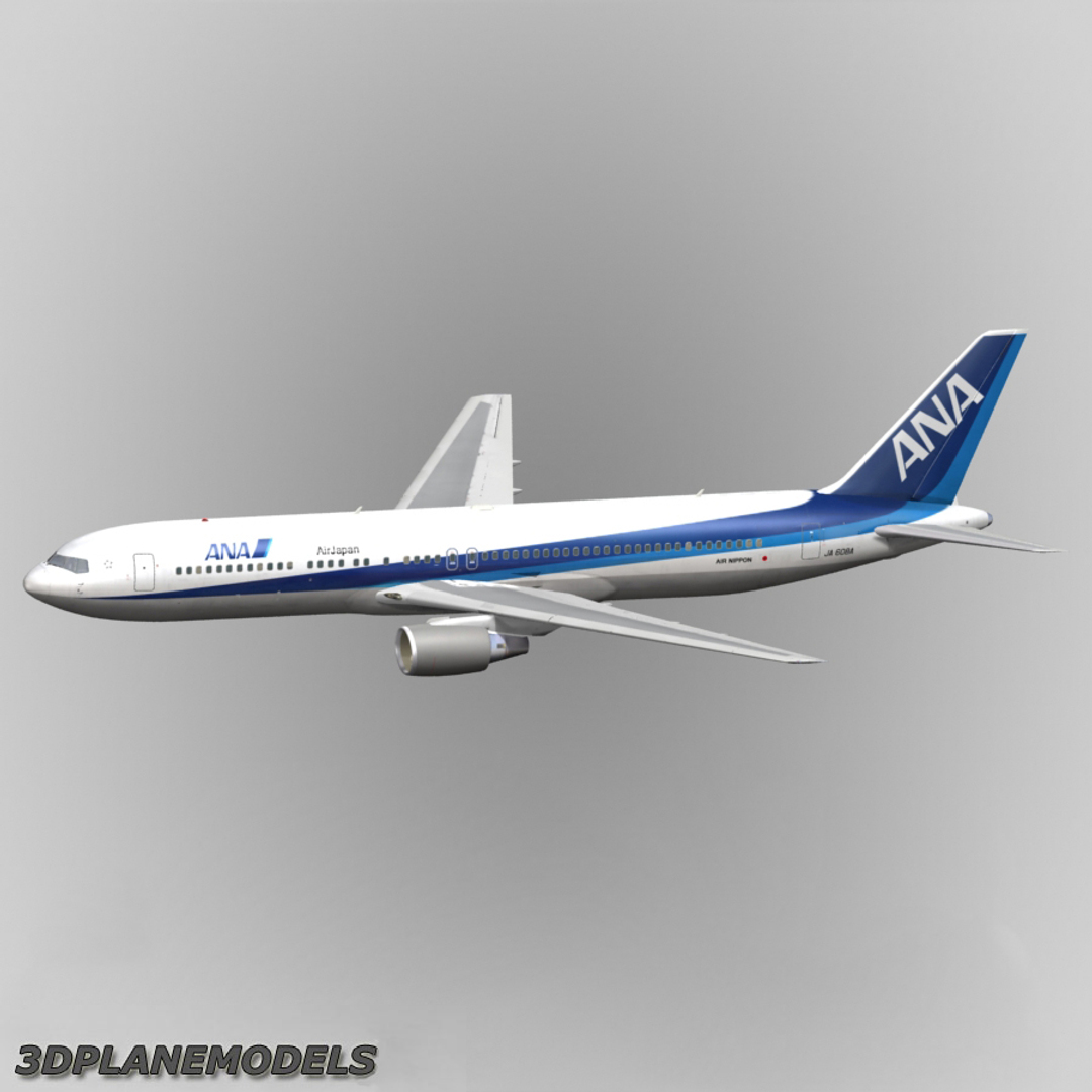 B767-300 전일본 공수 ANA 3D 모델 - TurboSquid 384339