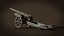 13.5 Kanone 09 Cannon WW1