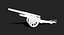 13.5 Kanone 09 Cannon WW1
