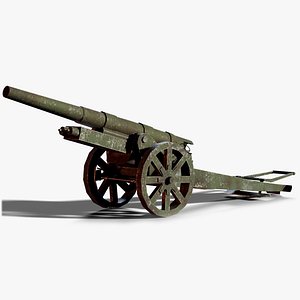 13.5 Kanone 09 Cannon WW1