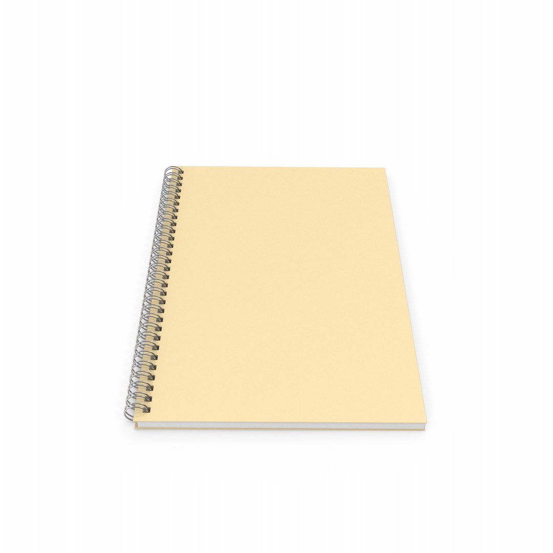Stationary Collection 02 3D model https://p.turbosquid.com/ts-thumb/jq/Yb7GAT/Dr/spiralnotepad.e01.2k/png/1643742507/1920x1080/fit_q87/b52f07b2bffced1af3607334a0c2614e266dedfe/spiralnotepad.e01.2k.jpg