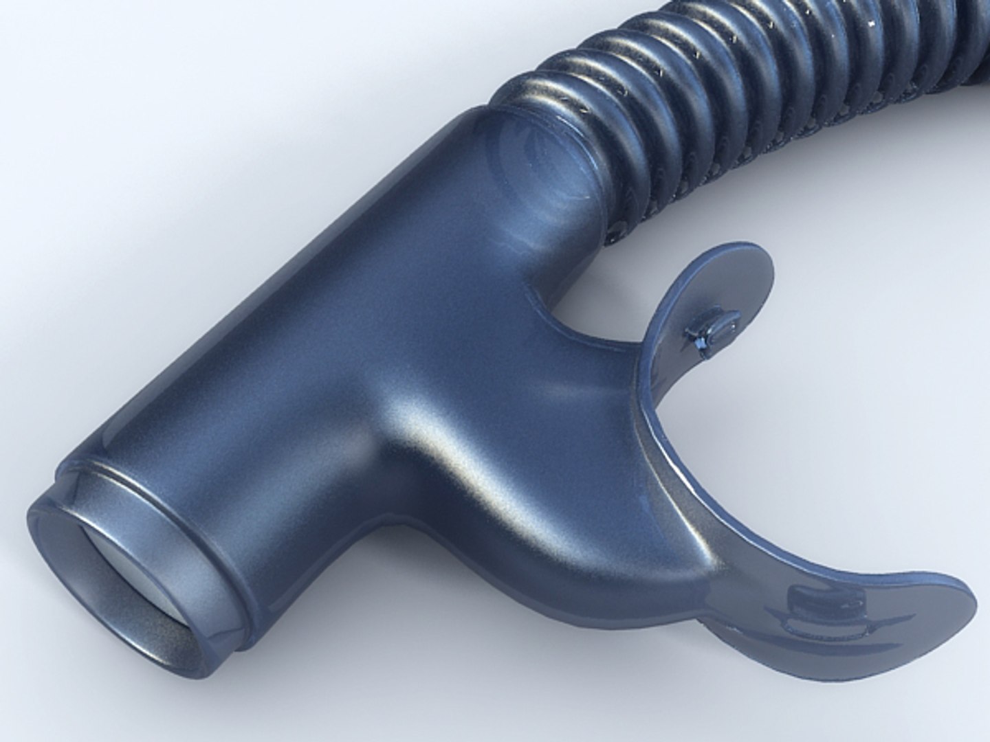 Diving Tube Mask 3d Model