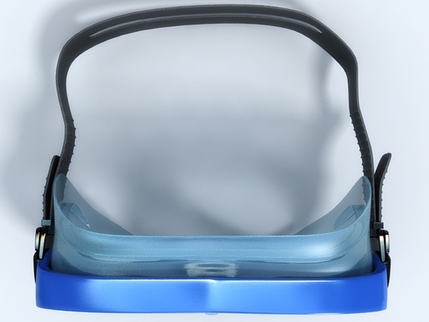 Diving Tube Mask 3d Model