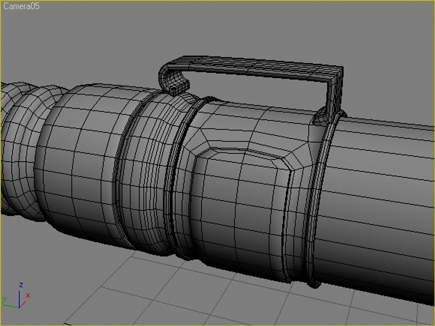 Diving Tube Mask 3d Model