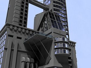 3dsmax metropolitan office