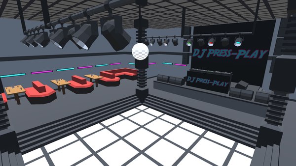 modèle 3D de Discothèque 9t5 Low Poly - TurboSquid 1684412