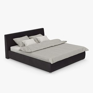 Modern Upholstered Double Bed