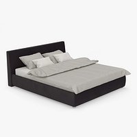 Modern Upholstered Double Bed