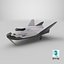 Samolot kosmiczny Dream Chaser Orbital w kolorze białym z czarnym wnętrzem