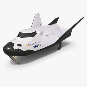 Dream Chaser Orbital Spaceplane White with Interior Black